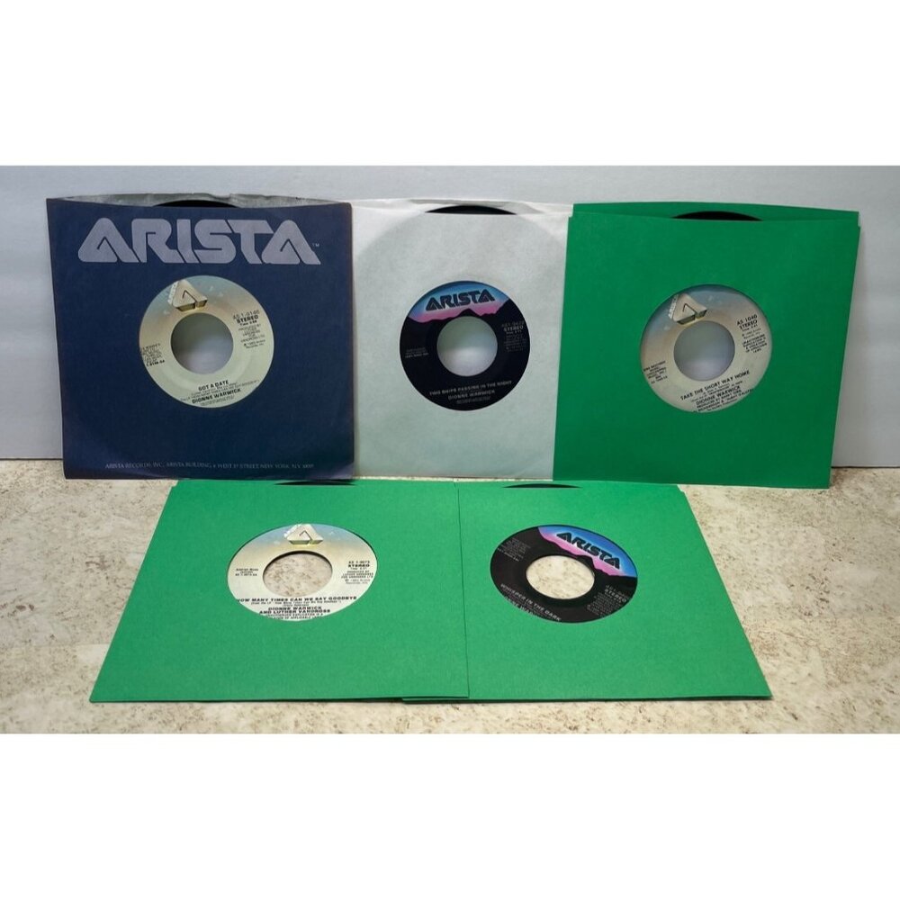 Dionne Warwick 45 Lot of 5 Soul Thats What Friends Are For Whisper in the Dark